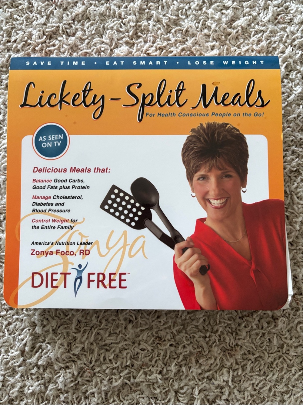 Lickety-Split Meals Spiral-Bound Cookbook & Planner